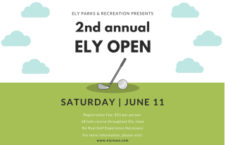 2nd Annual Ely Open June 11