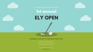 Ely Open Golf Logo