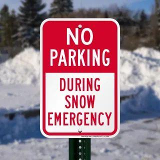 No parking on streets during snow emergency