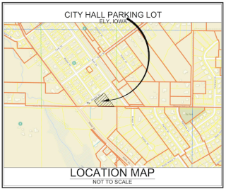 Location of City Hall Parking Lot