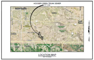 Trunk Sewer Project Map