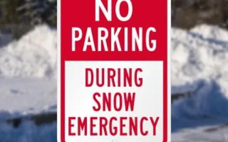 No parking on streets during snow emergency